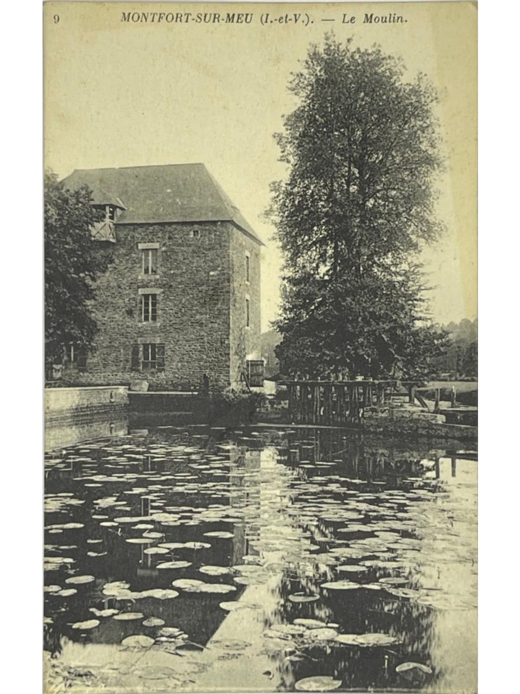 Recto de la carte postale