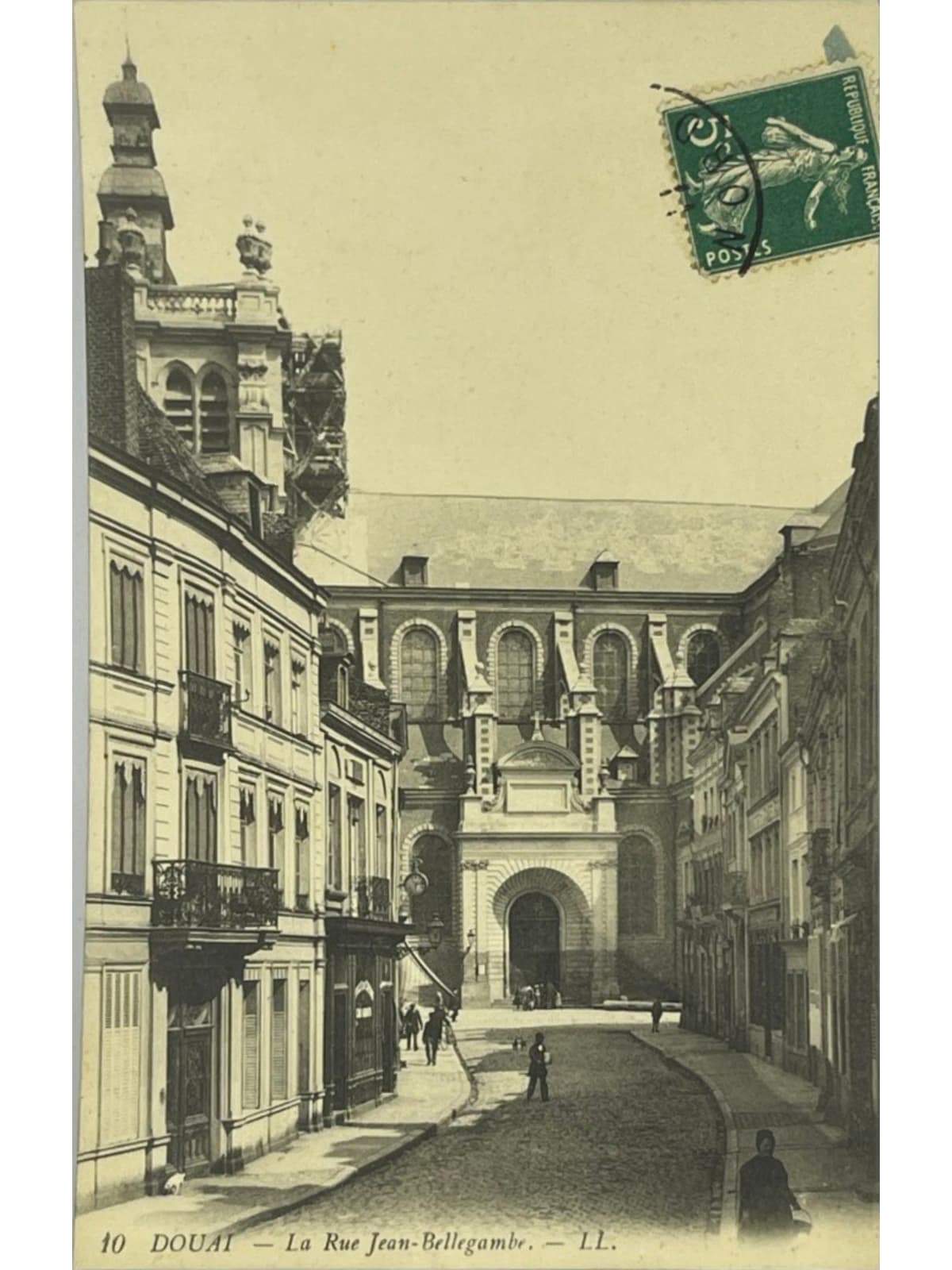Recto de la carte postale