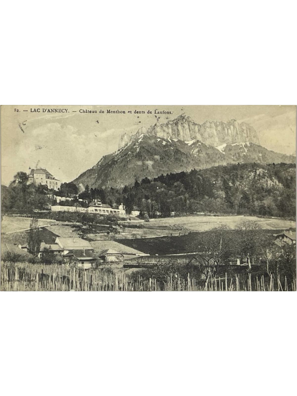 Recto de la carte postale