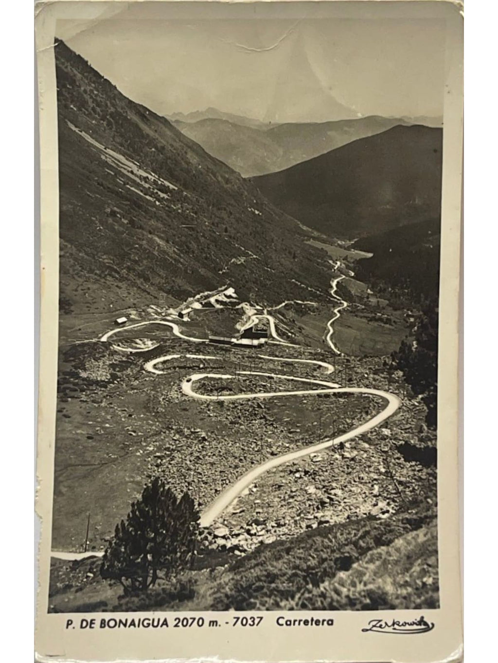 Recto de la carte postale