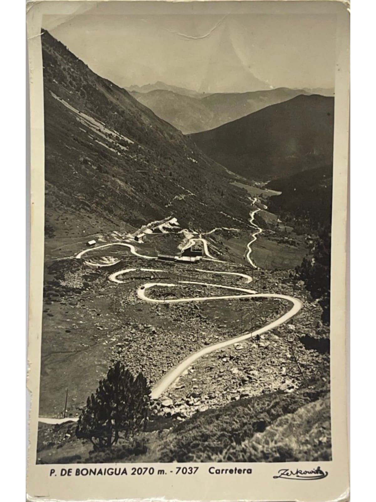Recto de la carte postale