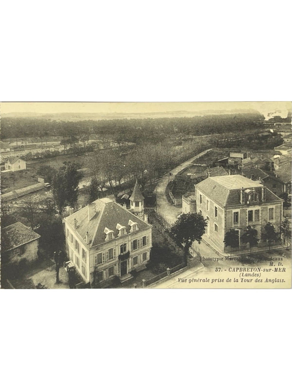 Recto de la carte postale