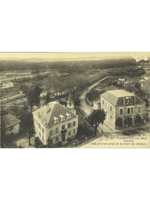 Capbreton-sur-Mer – Vue générale depuis la Tour des Anglais – CPA n°57