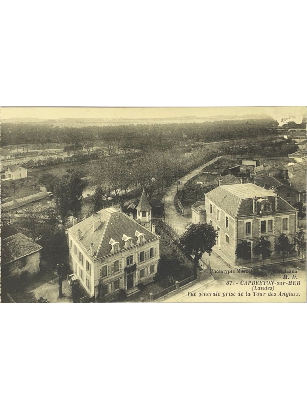 Recto de la carte postale