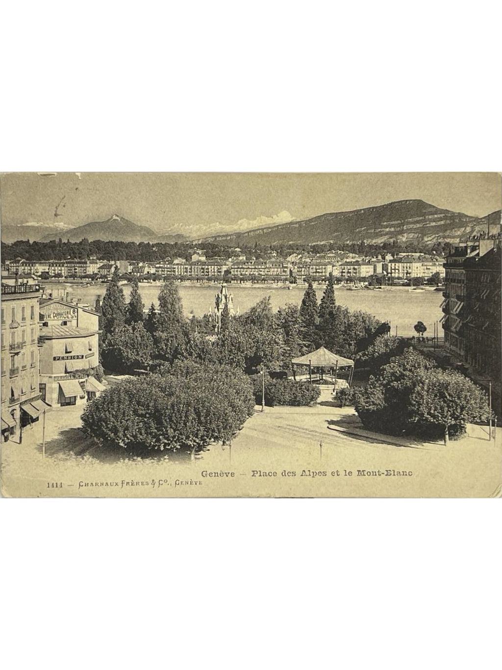Recto de la carte postale