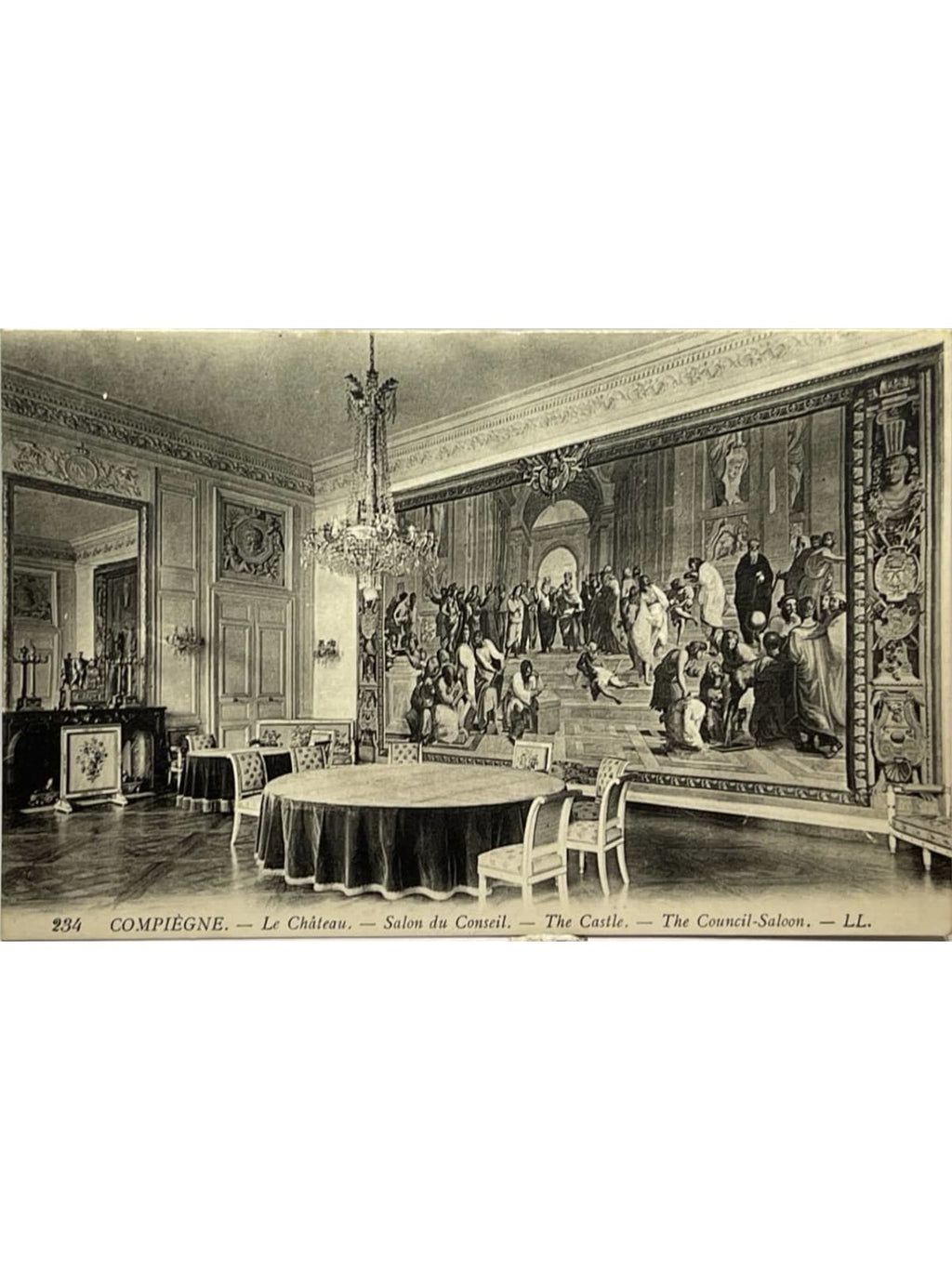 Recto de la carte postale