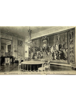 Compiègne – Château, salon du Conseil – CPA LL n°234