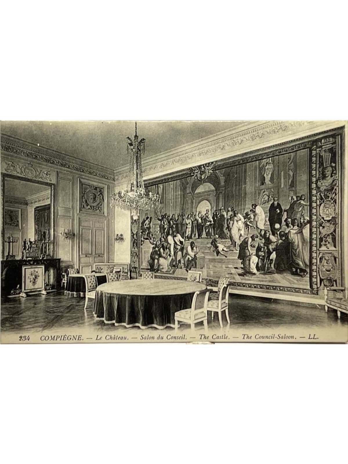 Recto de la carte postale