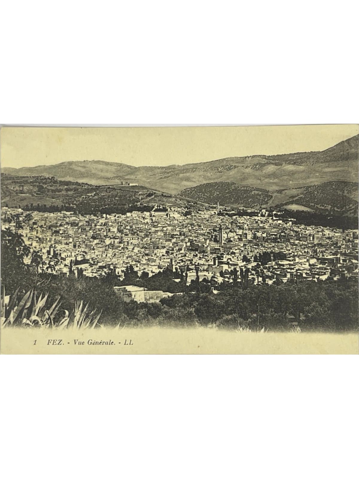 Recto de la carte postale