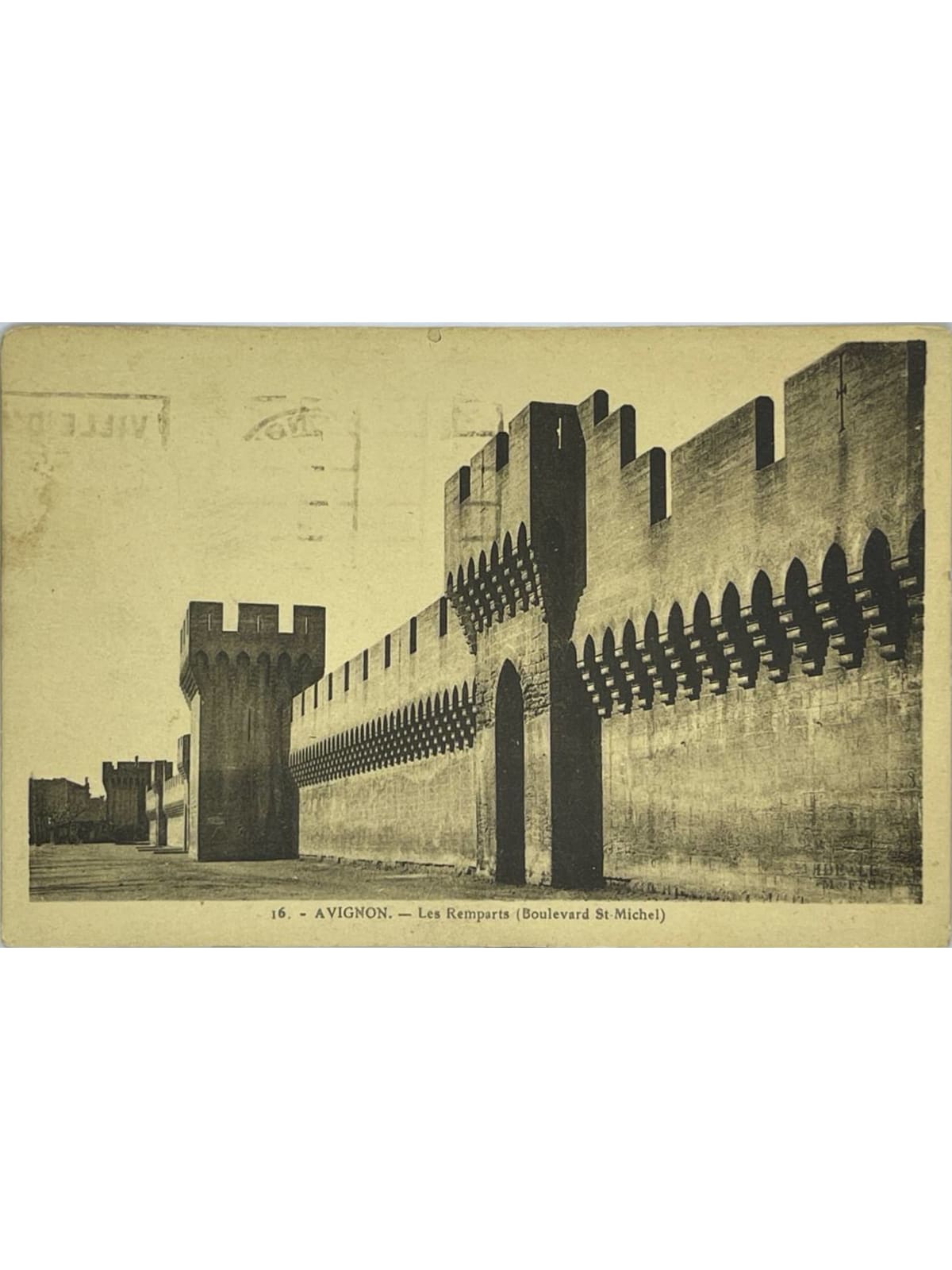 Recto de la carte postale