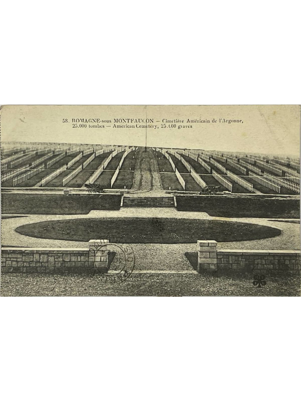 Recto de la carte postale