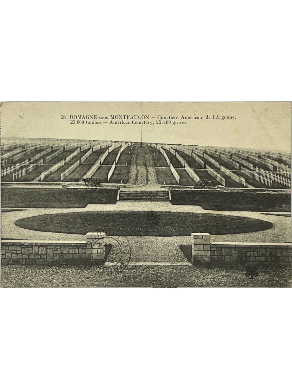 Recto de la carte postale