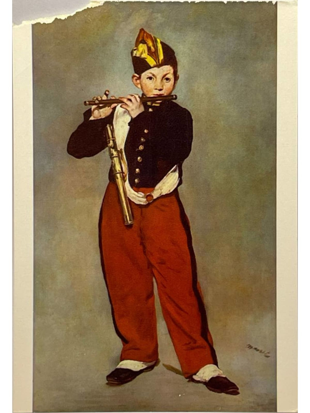Recto de la carte postale