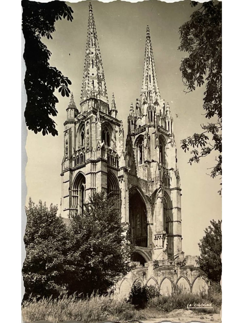 Recto de la carte postale