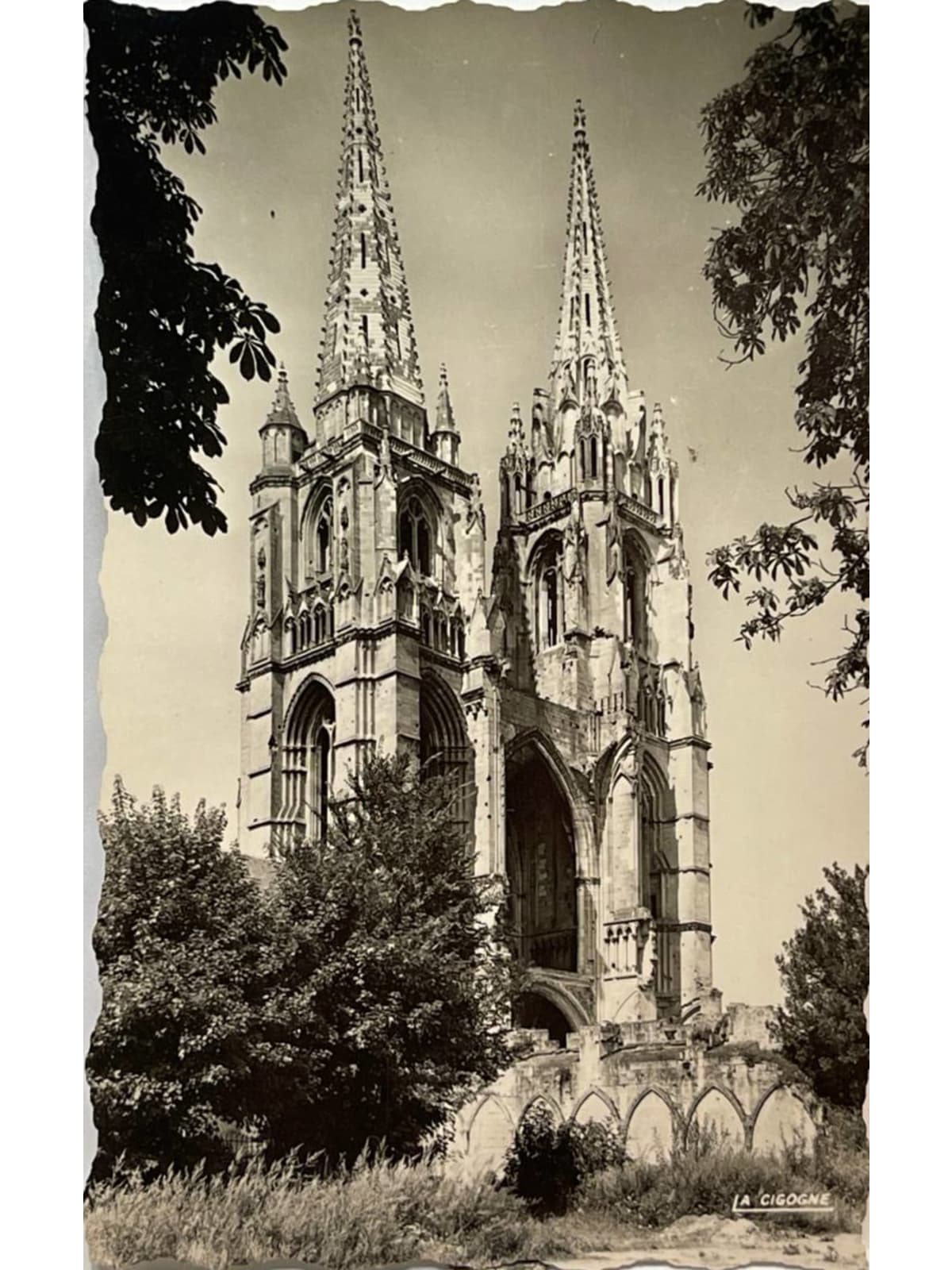 Recto de la carte postale