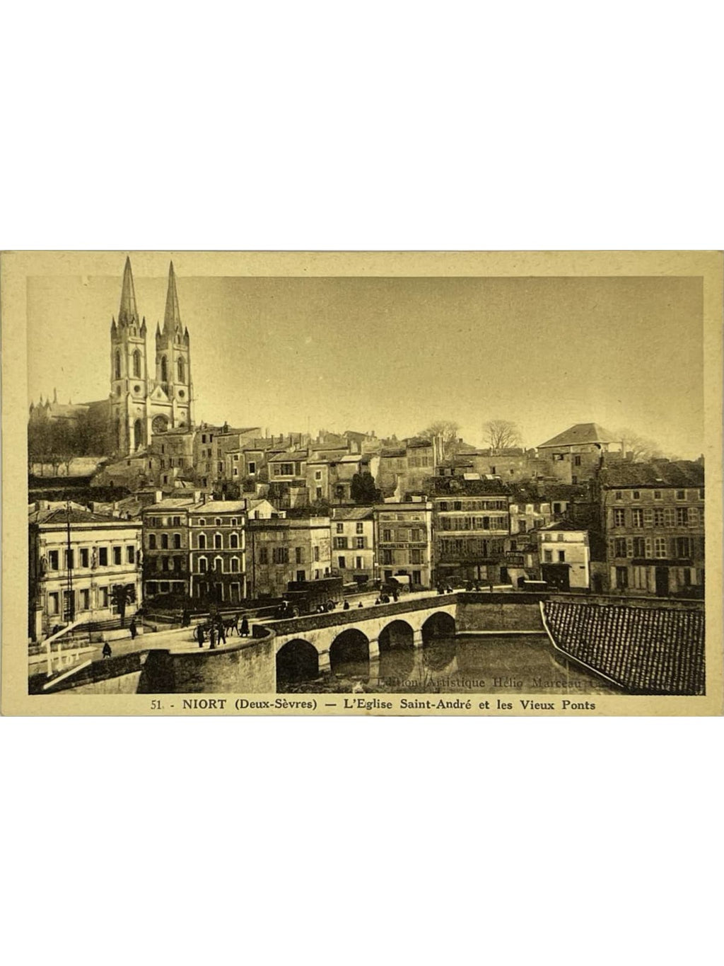Recto de la carte postale