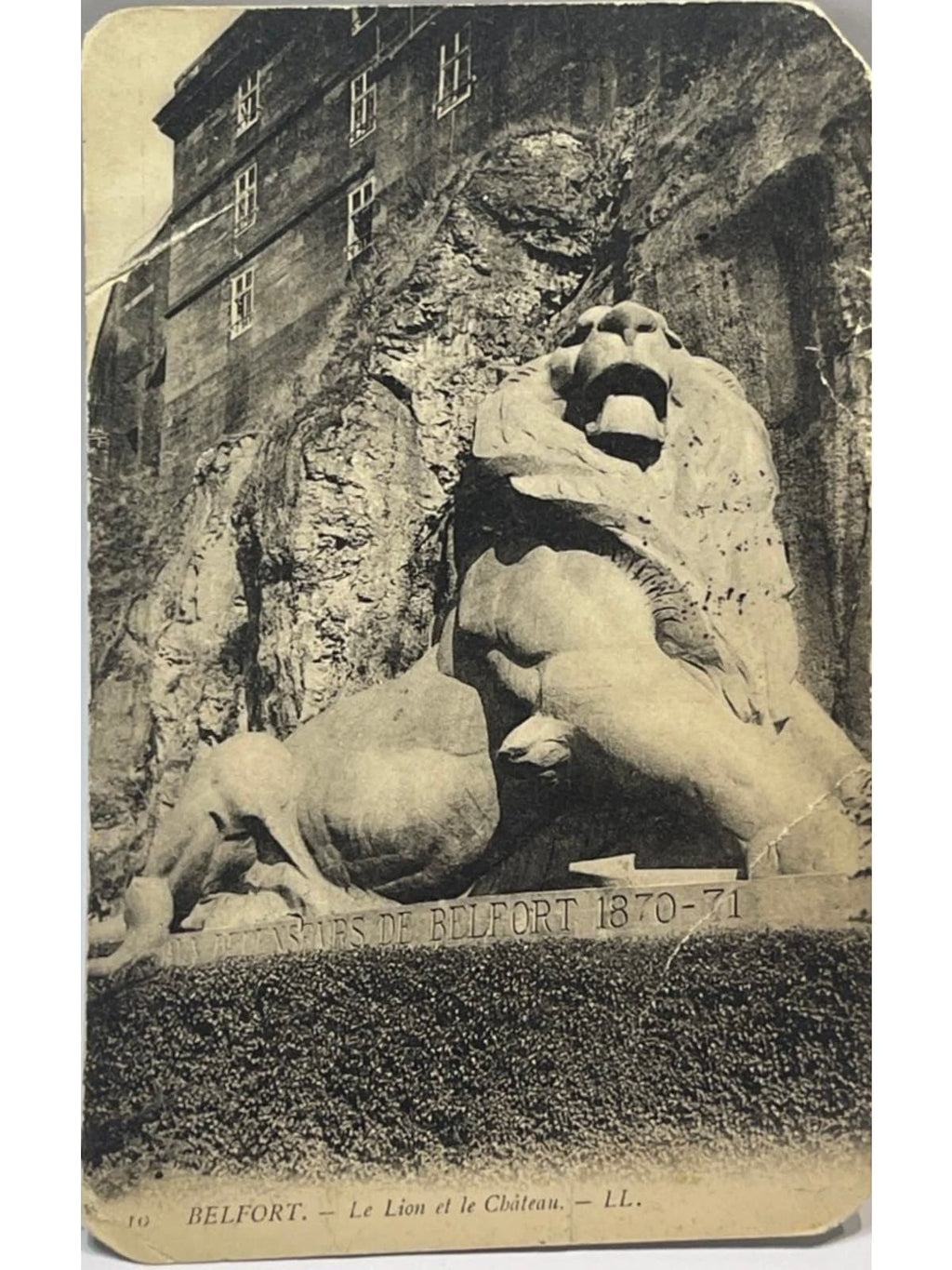 Recto de la carte postale