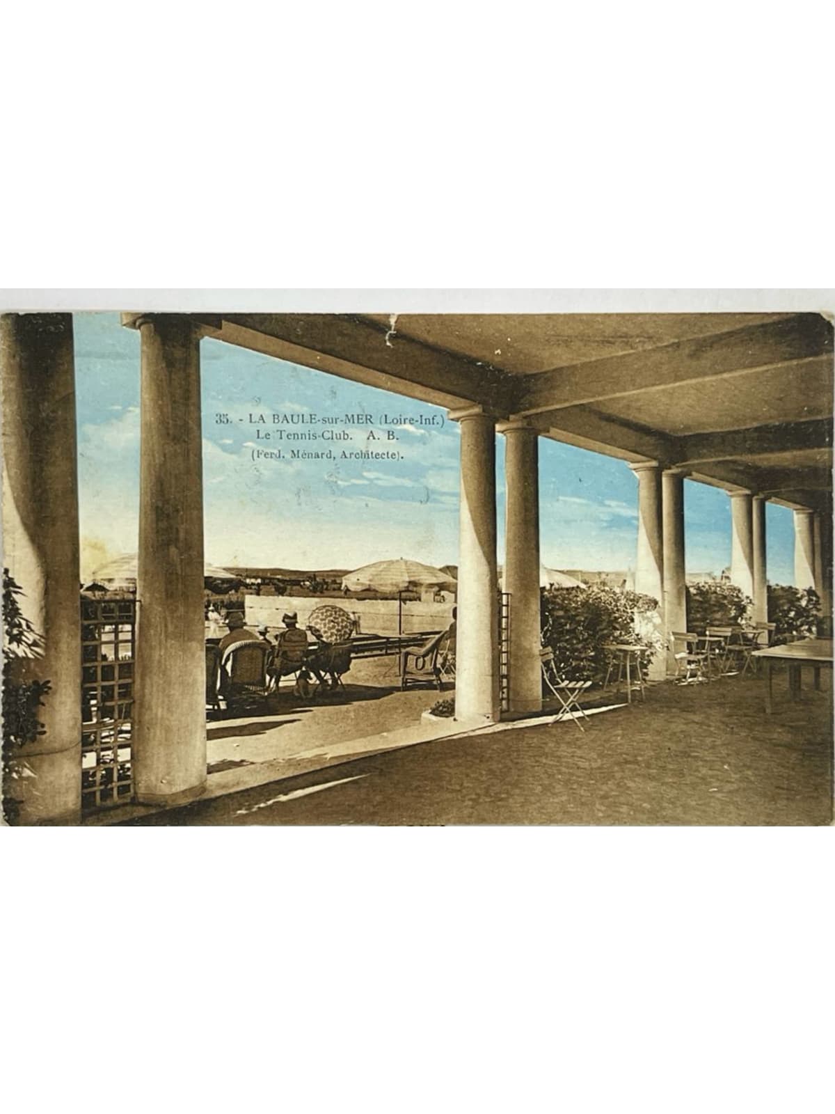 Recto de la carte postale