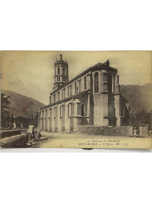 Montauban-de-Luchon – L'Église, environs de Luchon – CPA ancienne
