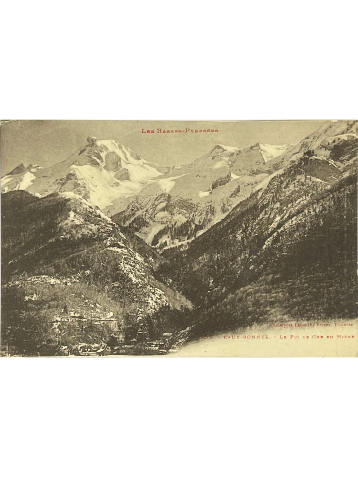 Recto de la carte postale