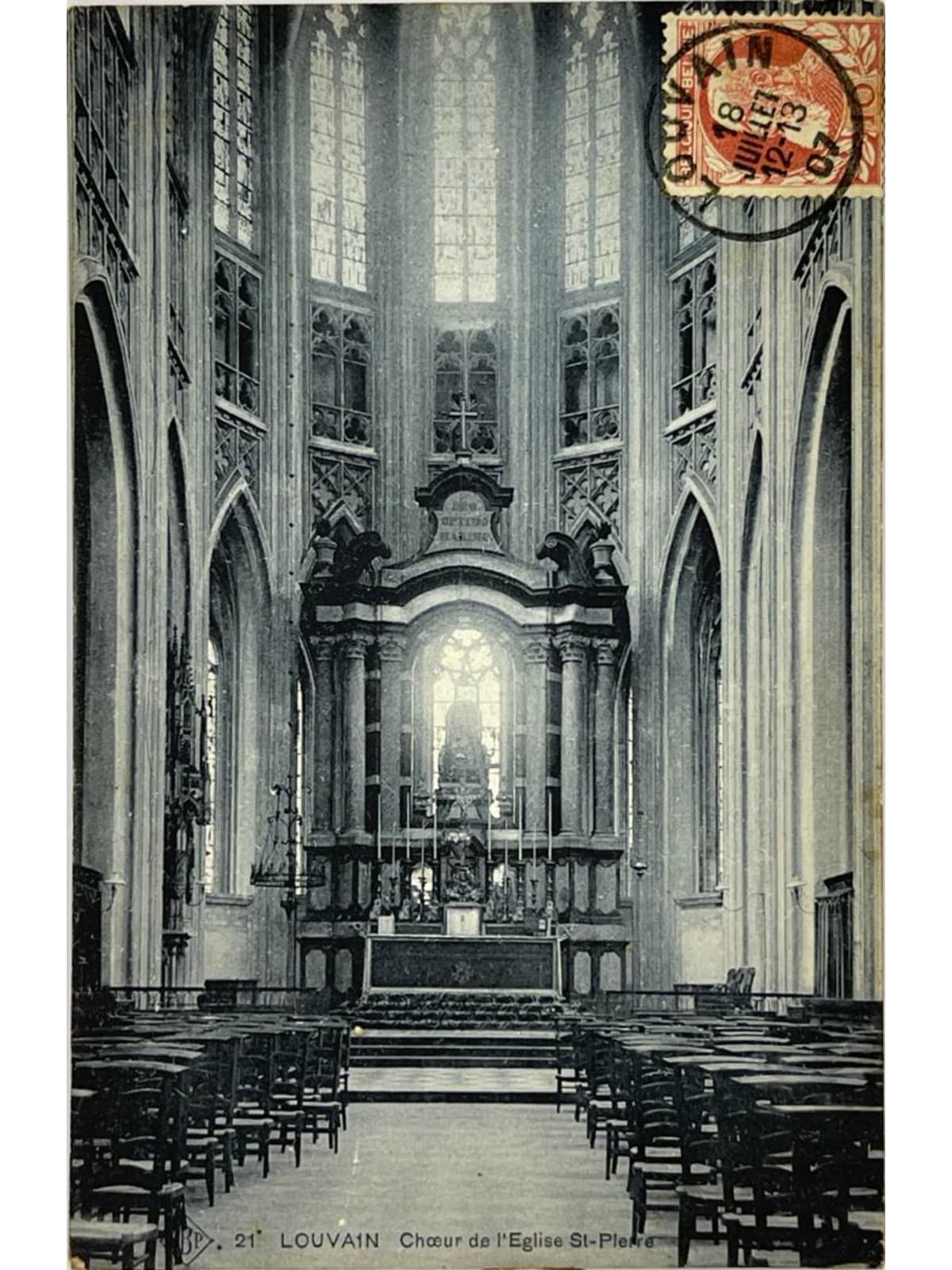 Recto de la carte postale