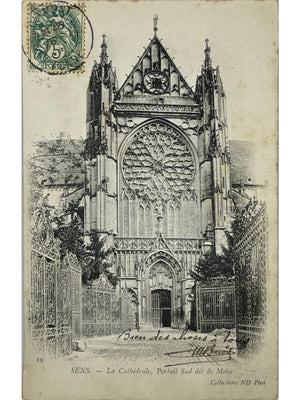 Sens – Cathédrale, portail sud dit de Moïse – Neurdein – CPA