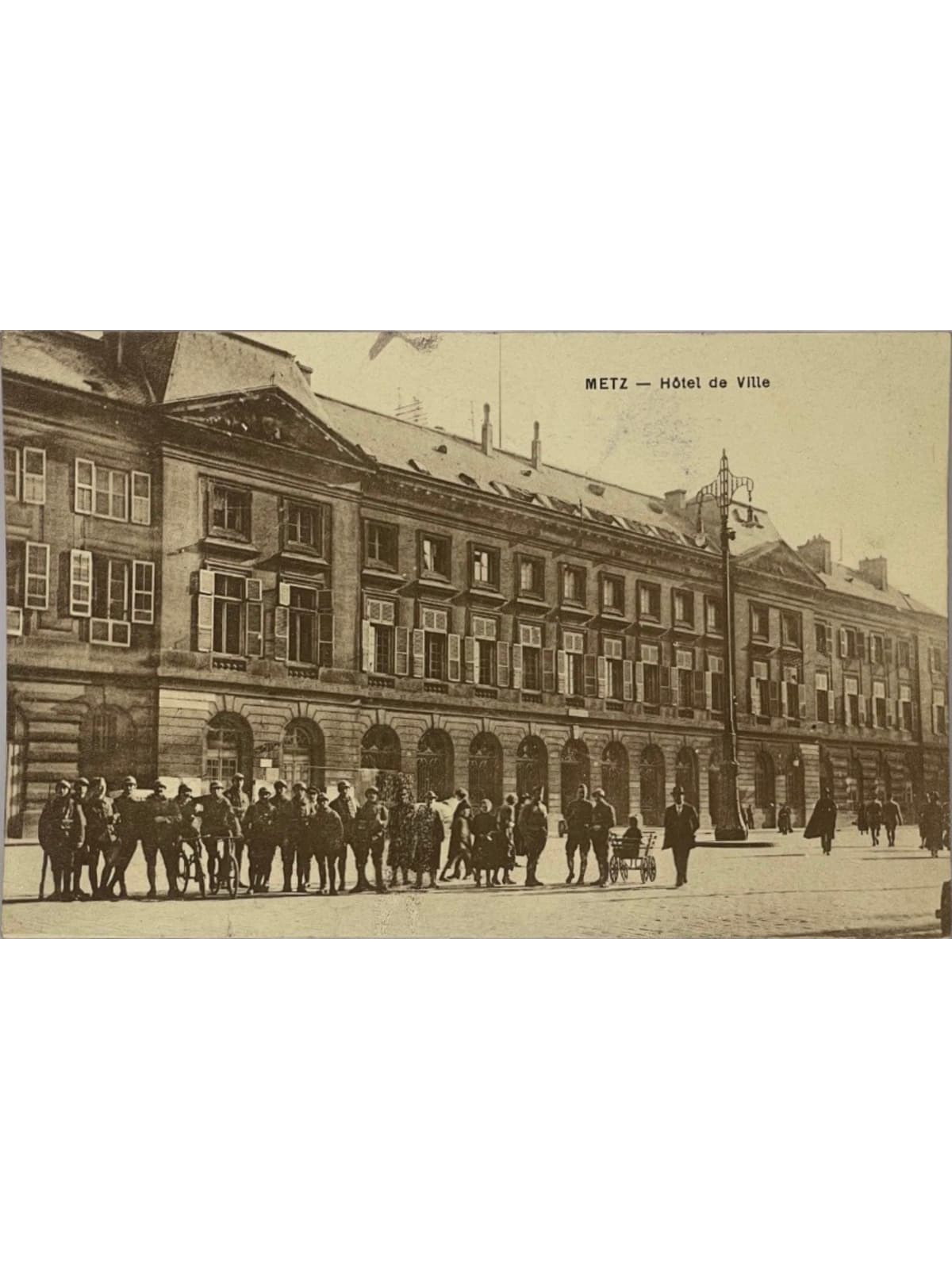 Recto de la carte postale