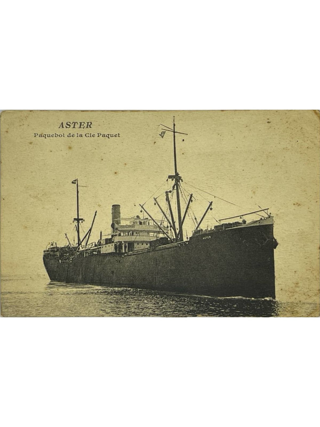 Recto de la carte postale