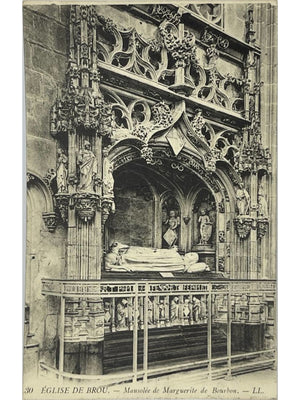Bourg-en-Bresse – Église de Brou, mausolée de Marguerite de Bourbon – CPA n°30