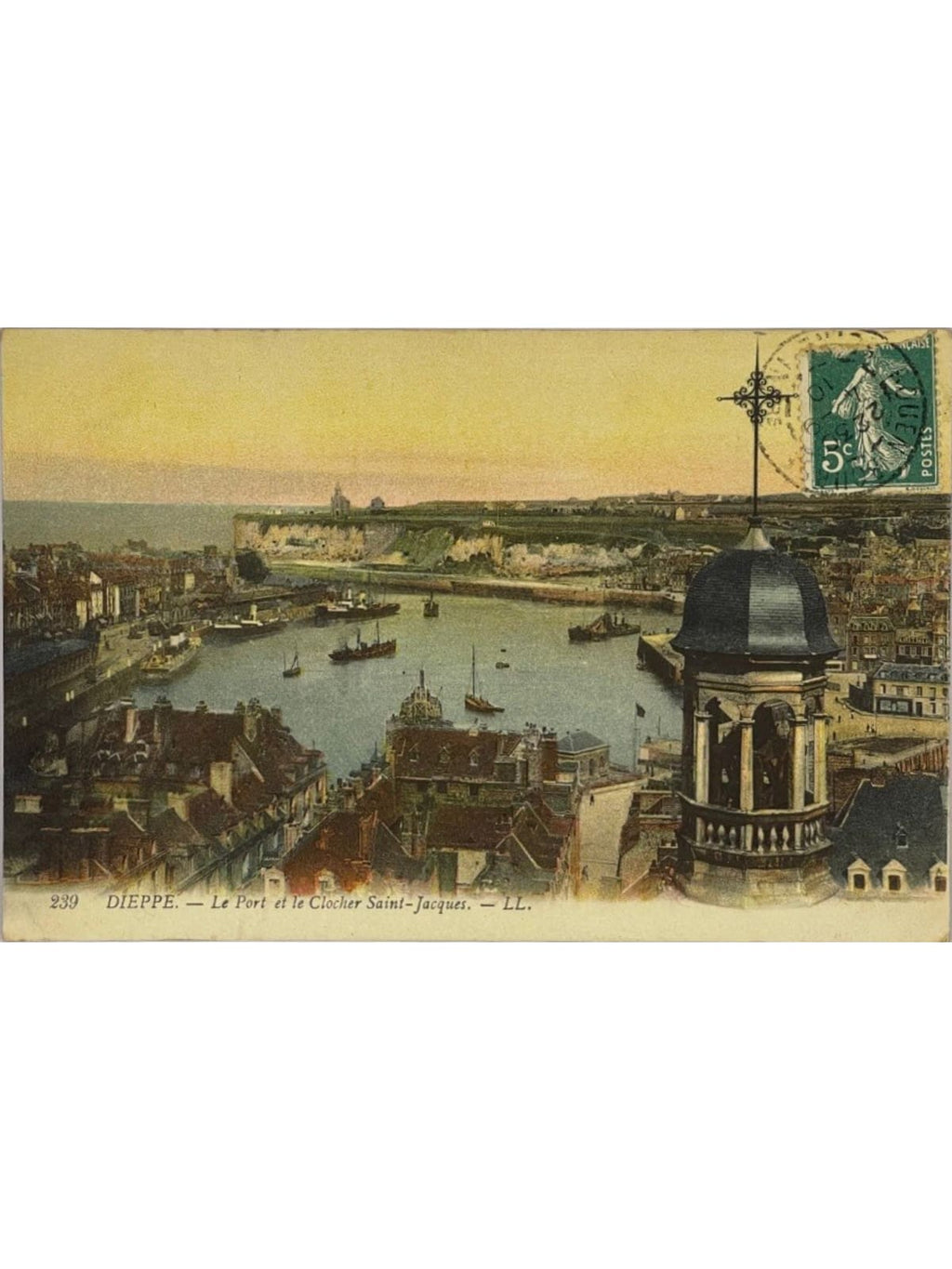 Recto de la carte postale