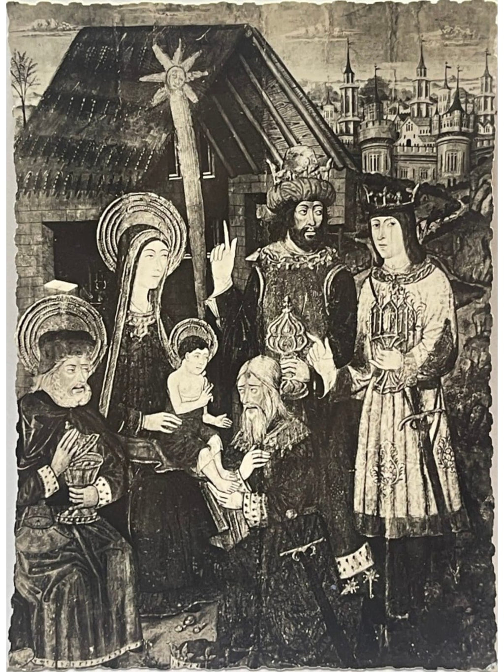 Recto de la carte postale