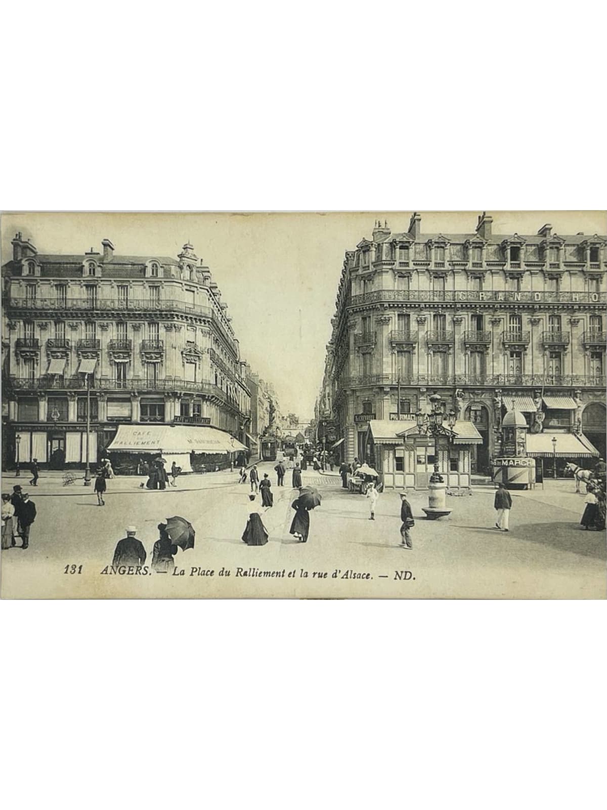 Recto de la carte postale