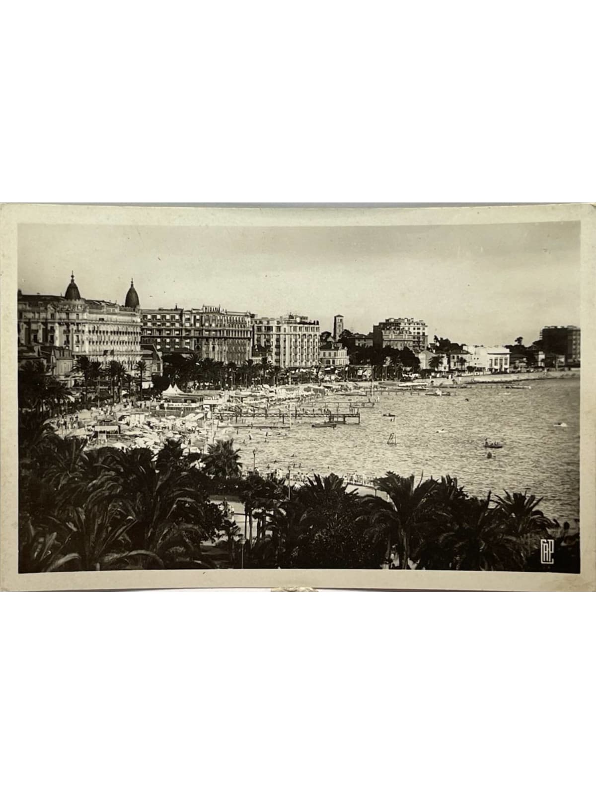 Recto de la carte postale