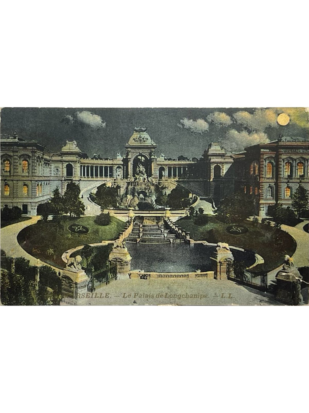 Recto de la carte postale