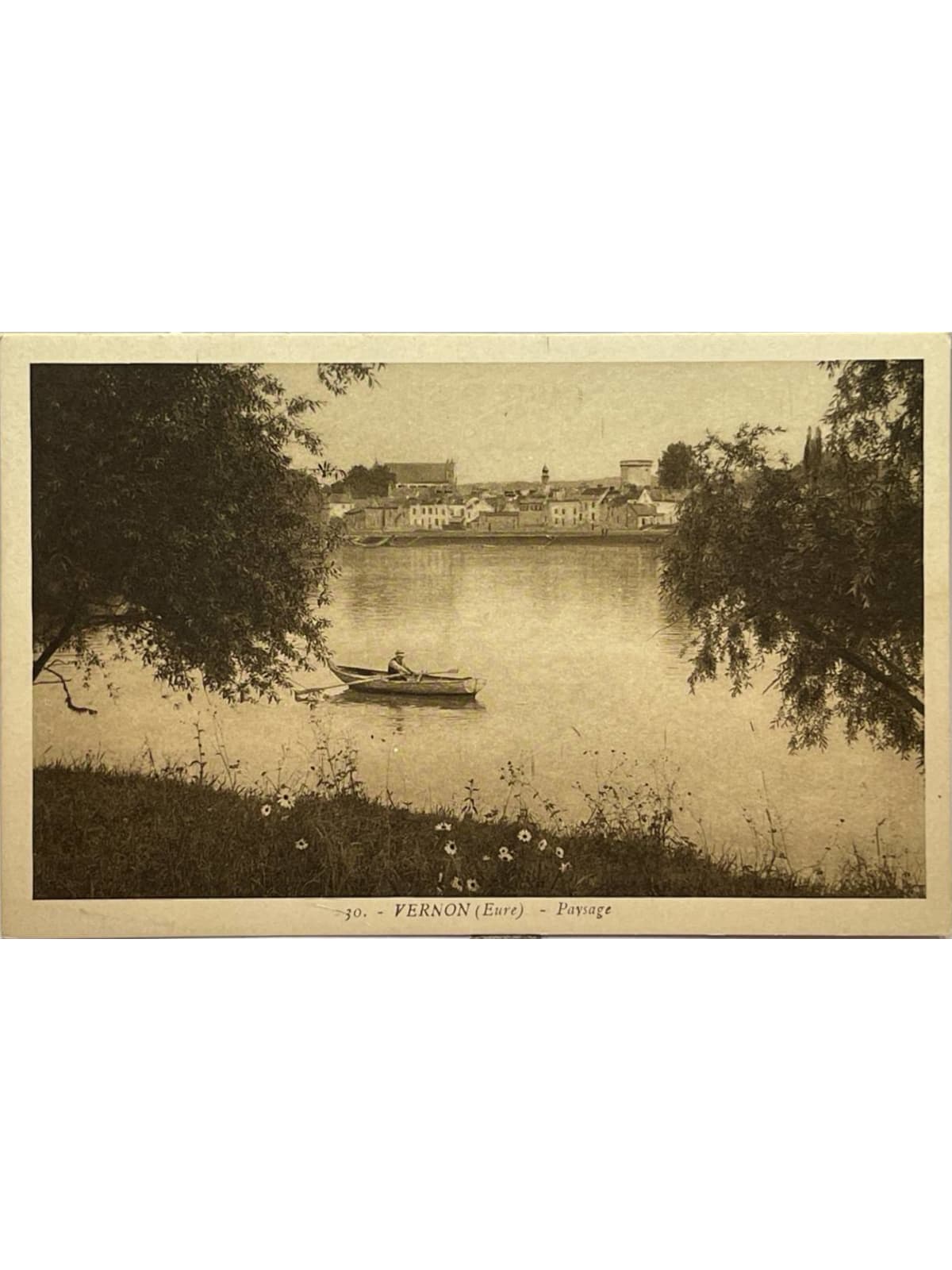 Recto de la carte postale
