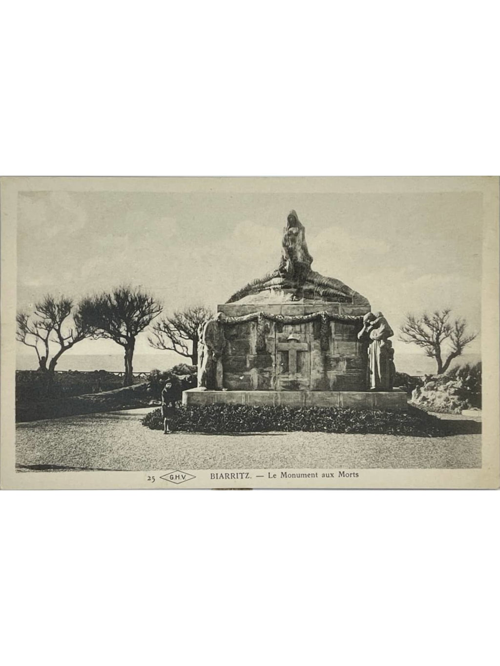 Recto de la carte postale