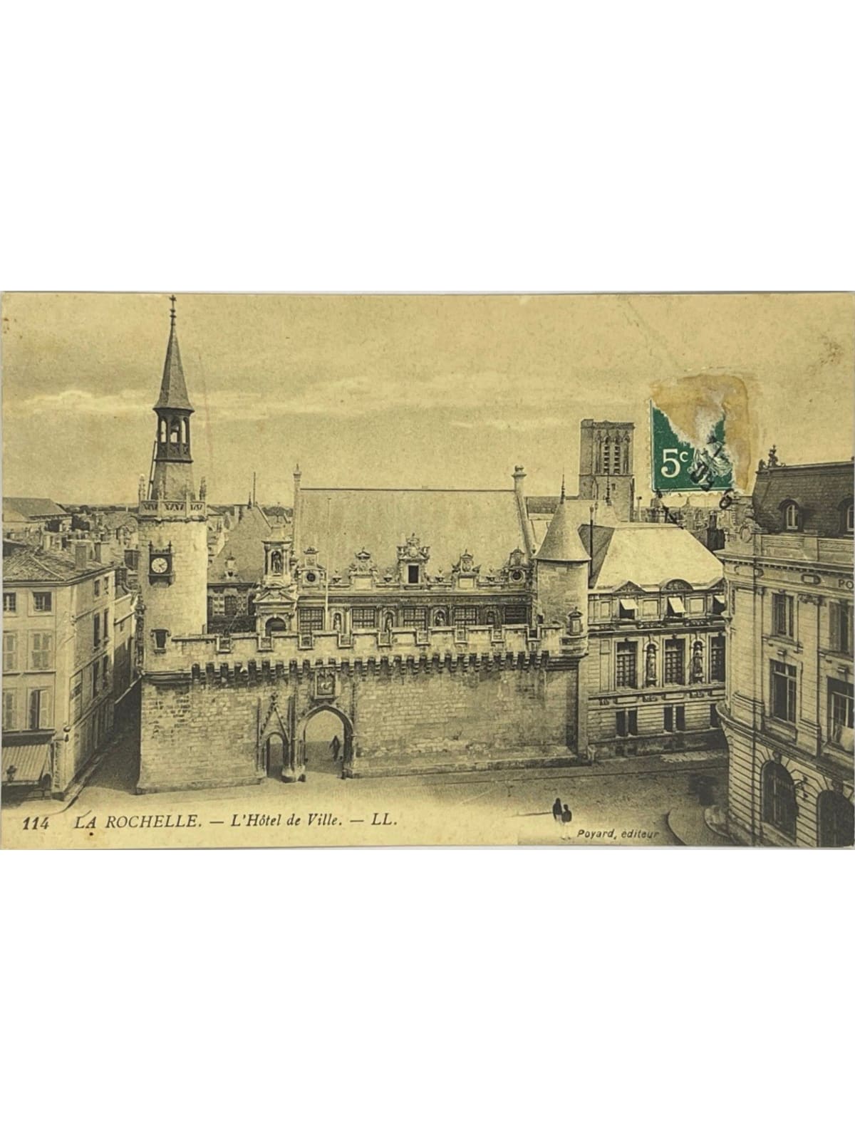 Recto de la carte postale