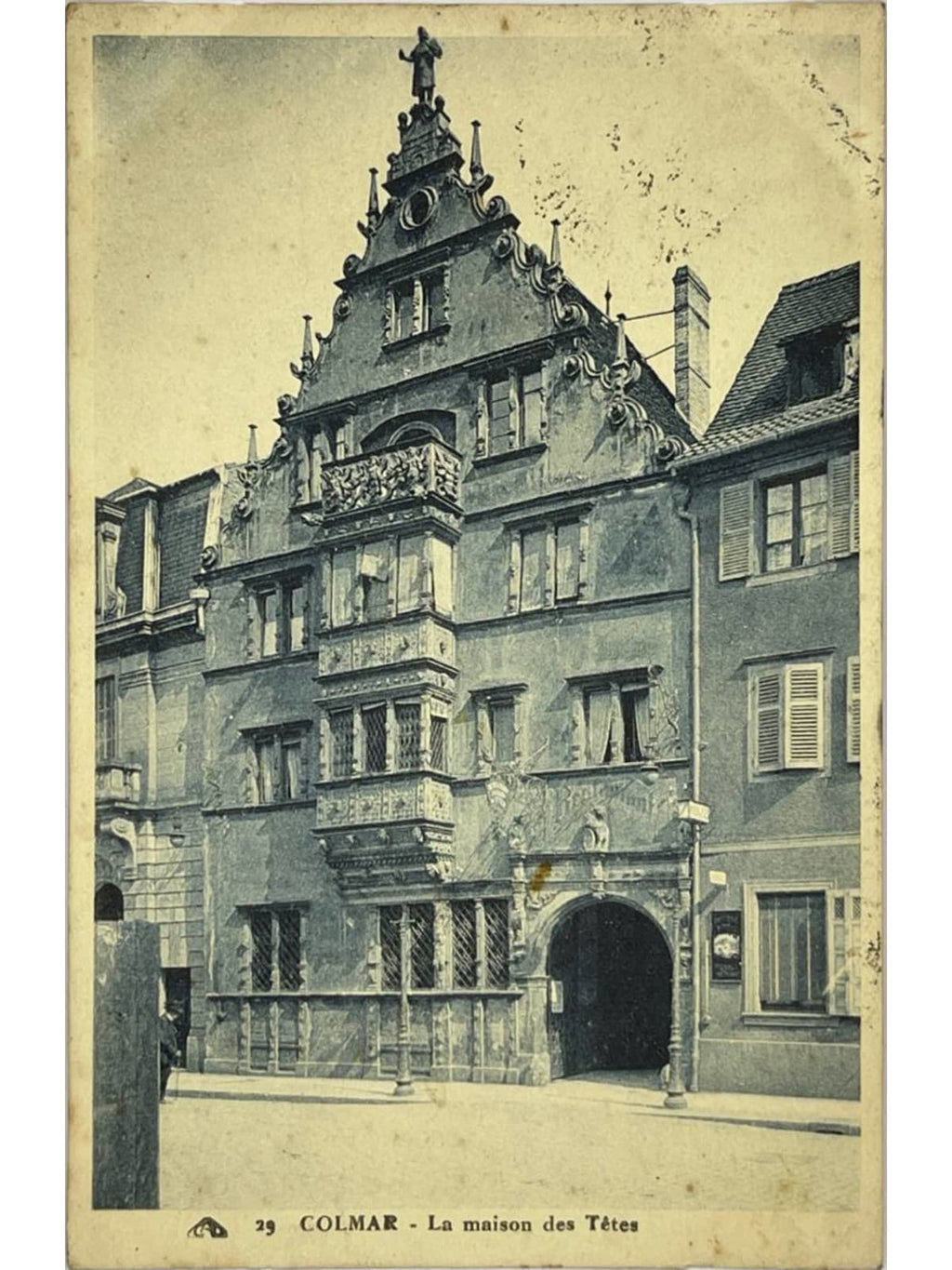 Recto de la carte postale