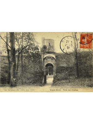 Gisors (Eure) – Porte des Champs du château – CPA 1906