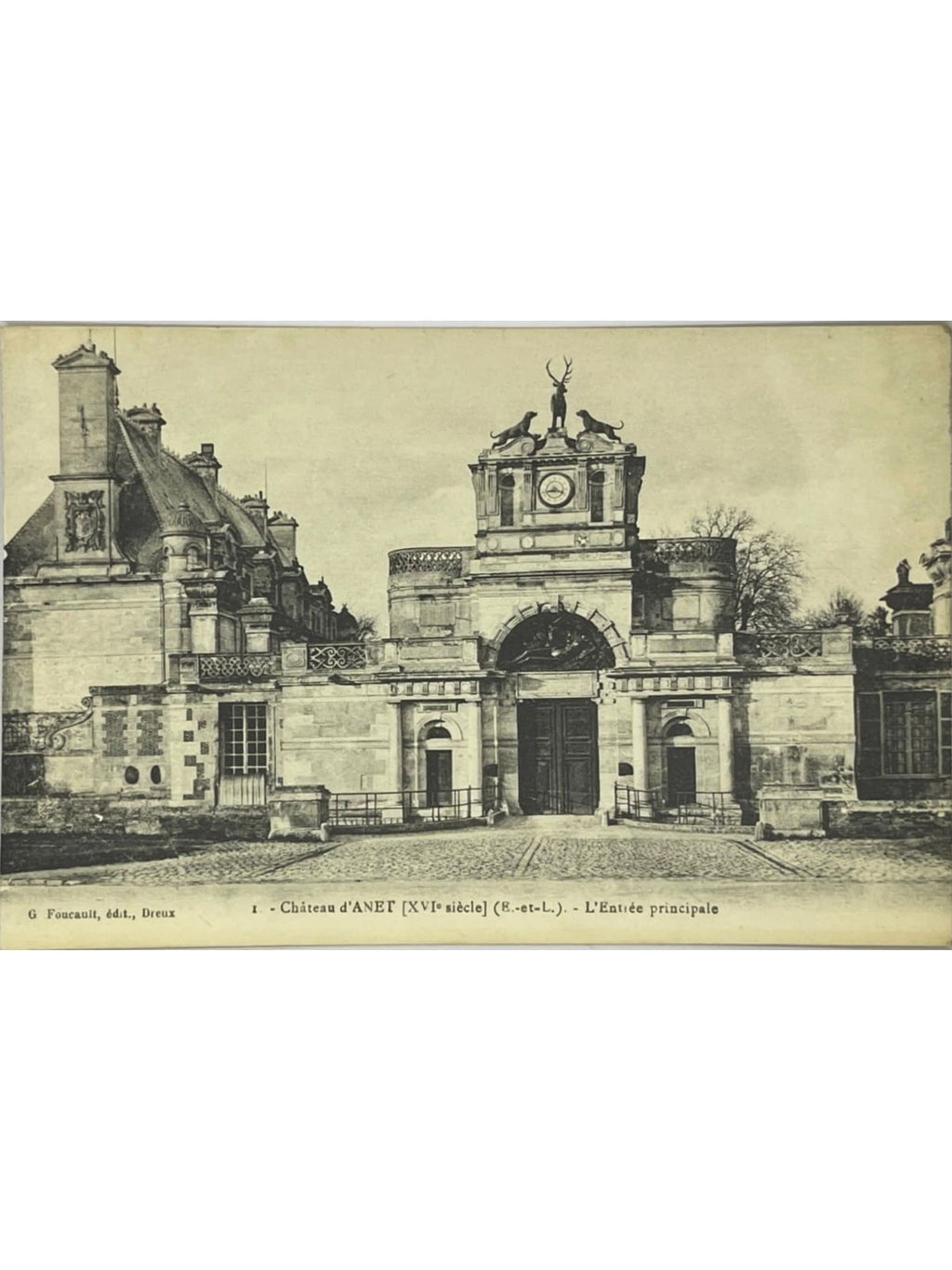 Recto de la carte postale