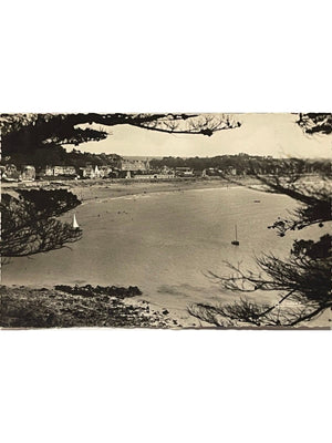Pléneuf-Val-André – Plage de Piégu et front de mer – La Cigogne – CPSM années 1950
