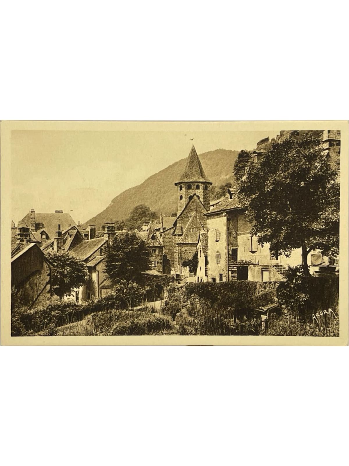 Recto de la carte postale