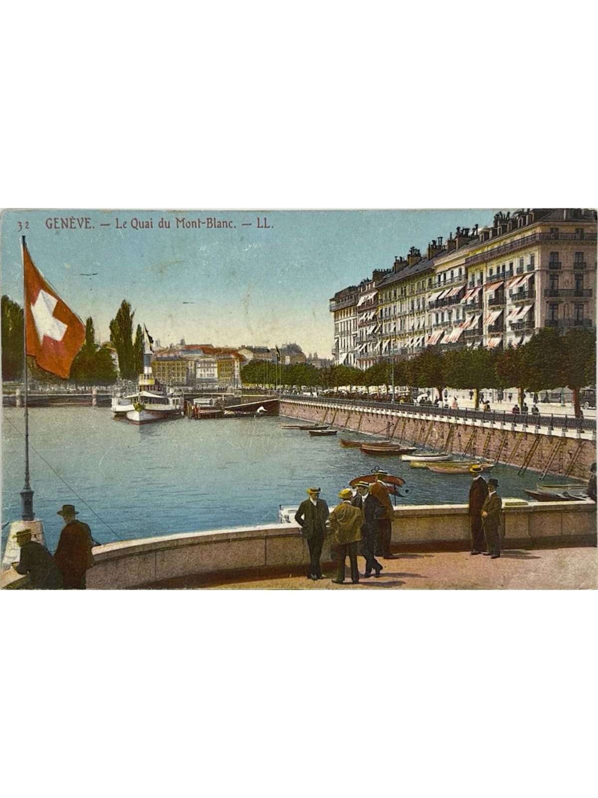 Recto de la carte postale