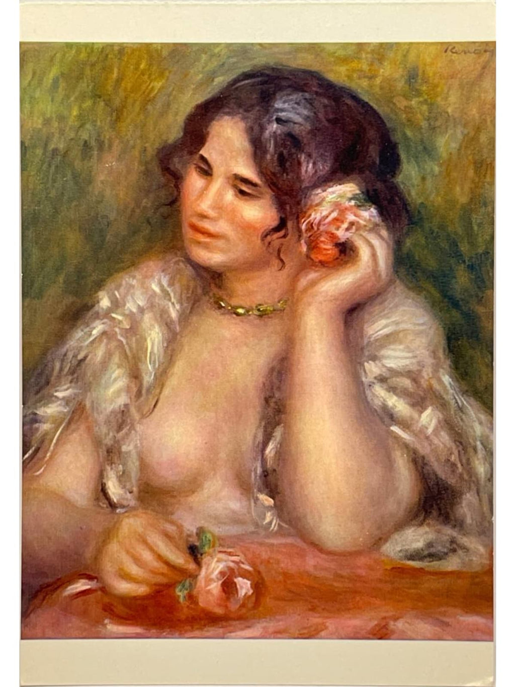Recto de la carte postale