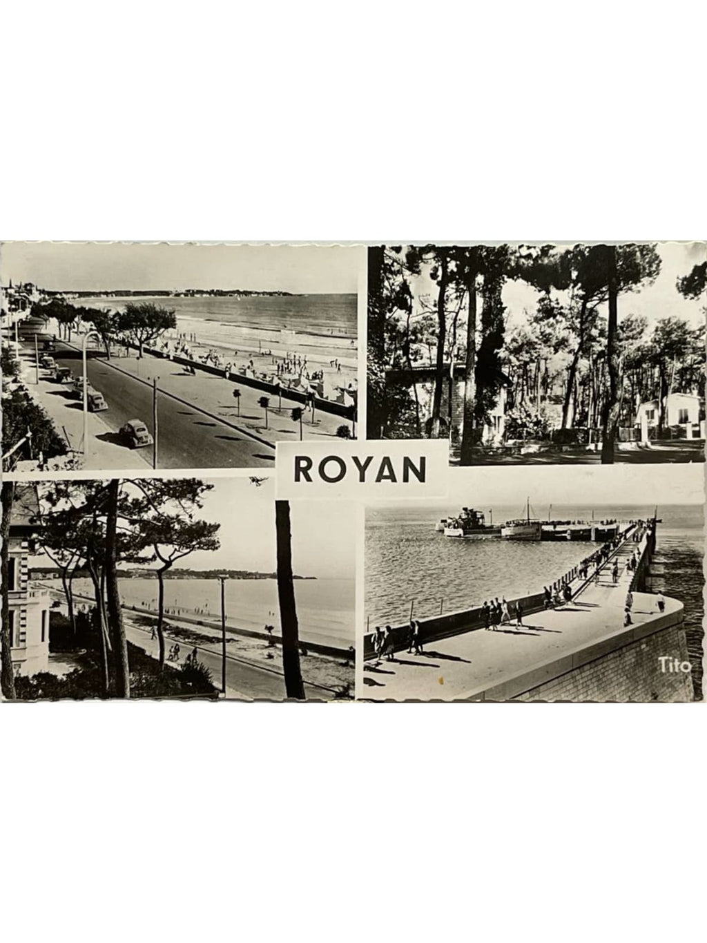 Recto de la carte postale