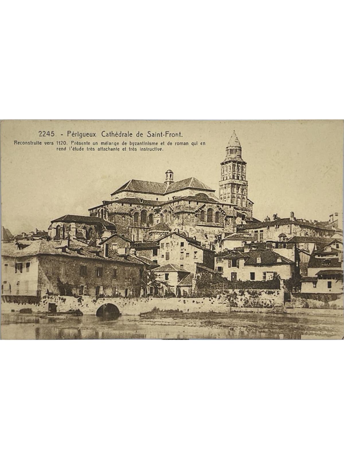 Recto de la carte postale