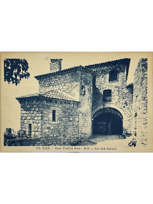 Èze (Alpes-Maritimes) – Une vieille rue – CPA n° 27