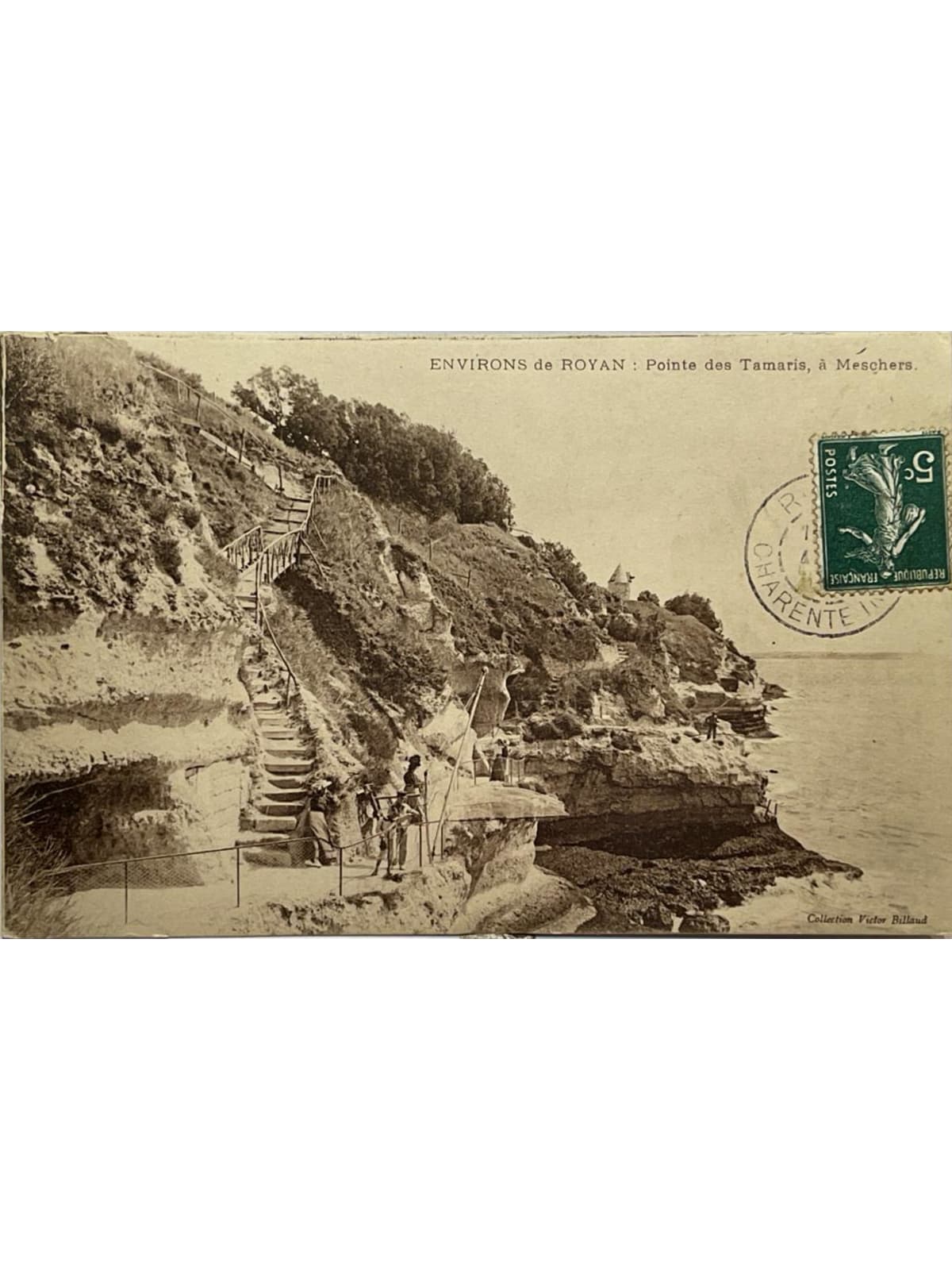 Recto de la carte postale