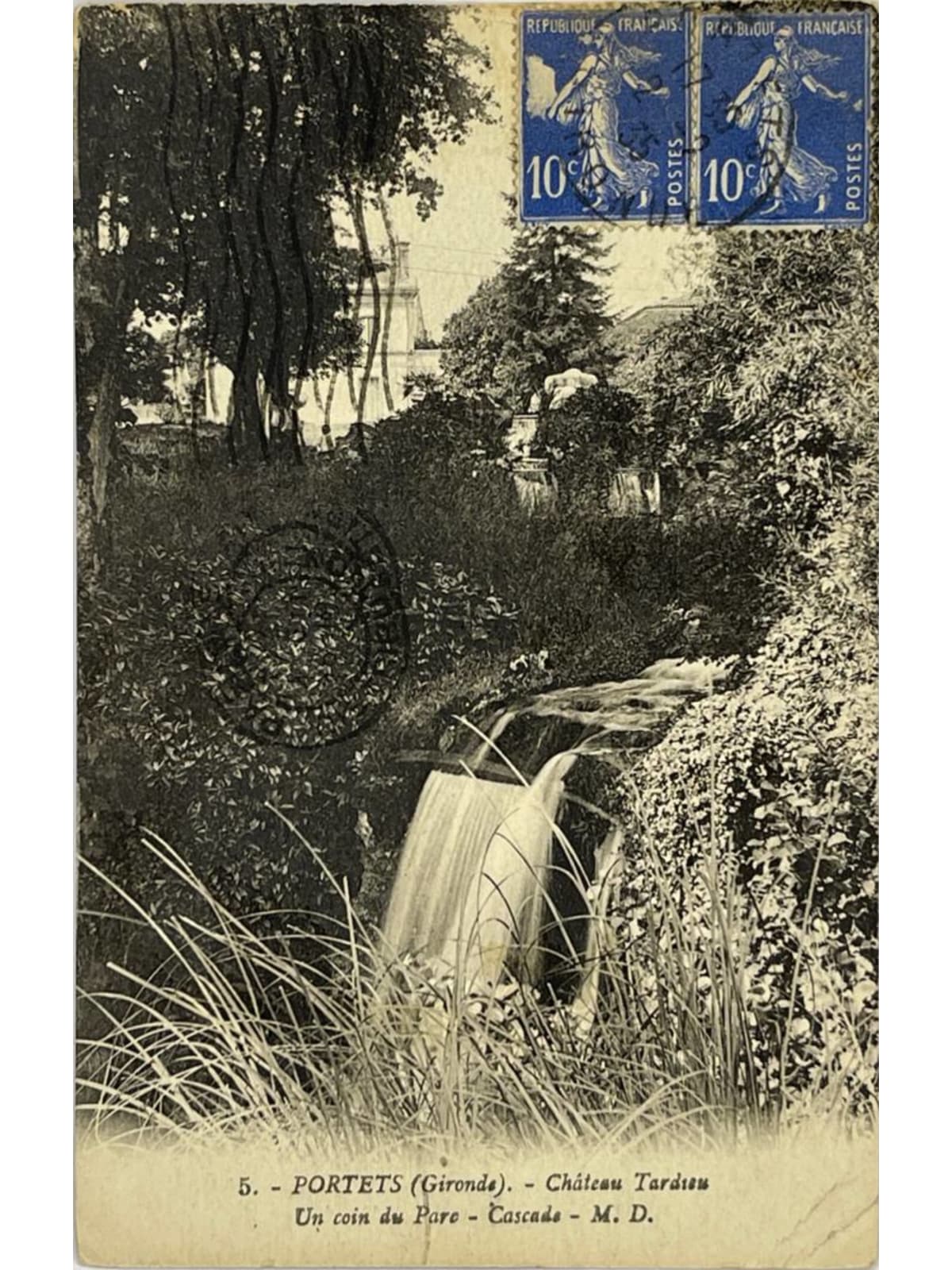 Recto de la carte postale
