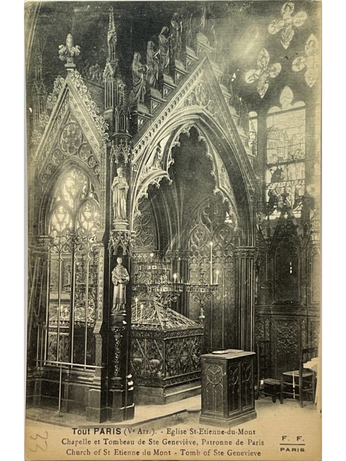 Recto de la carte postale